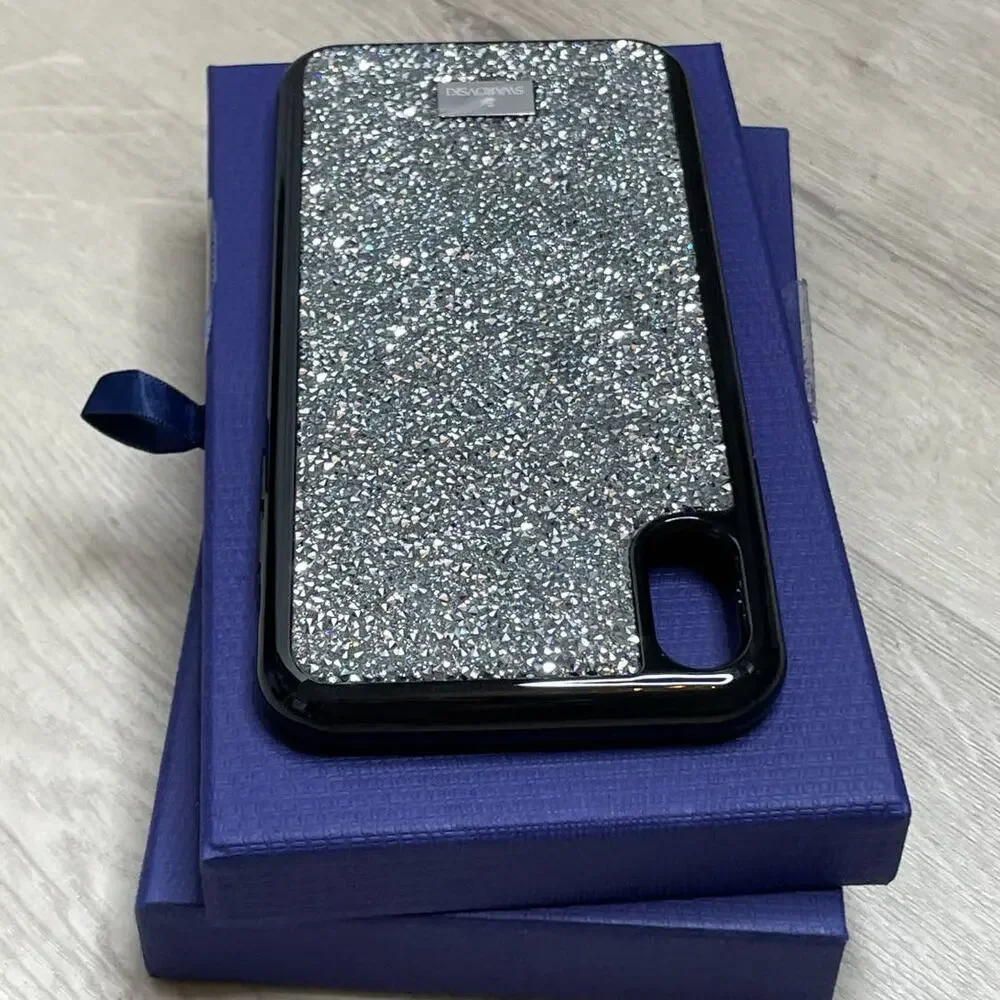 swarovski Glam Rock iPhone XS Max smartphone case Gray